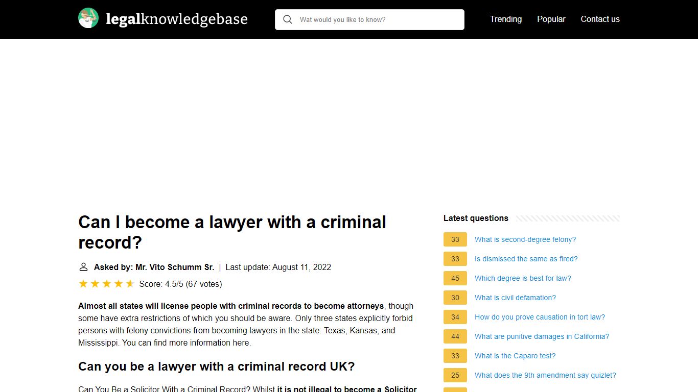 Can I become a lawyer with a criminal record?