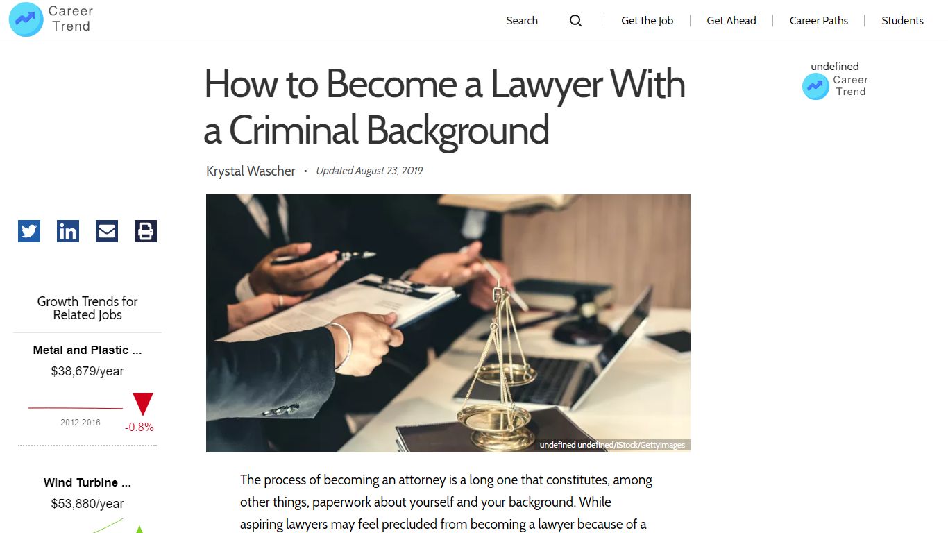 How to Become a Lawyer With a Criminal Background